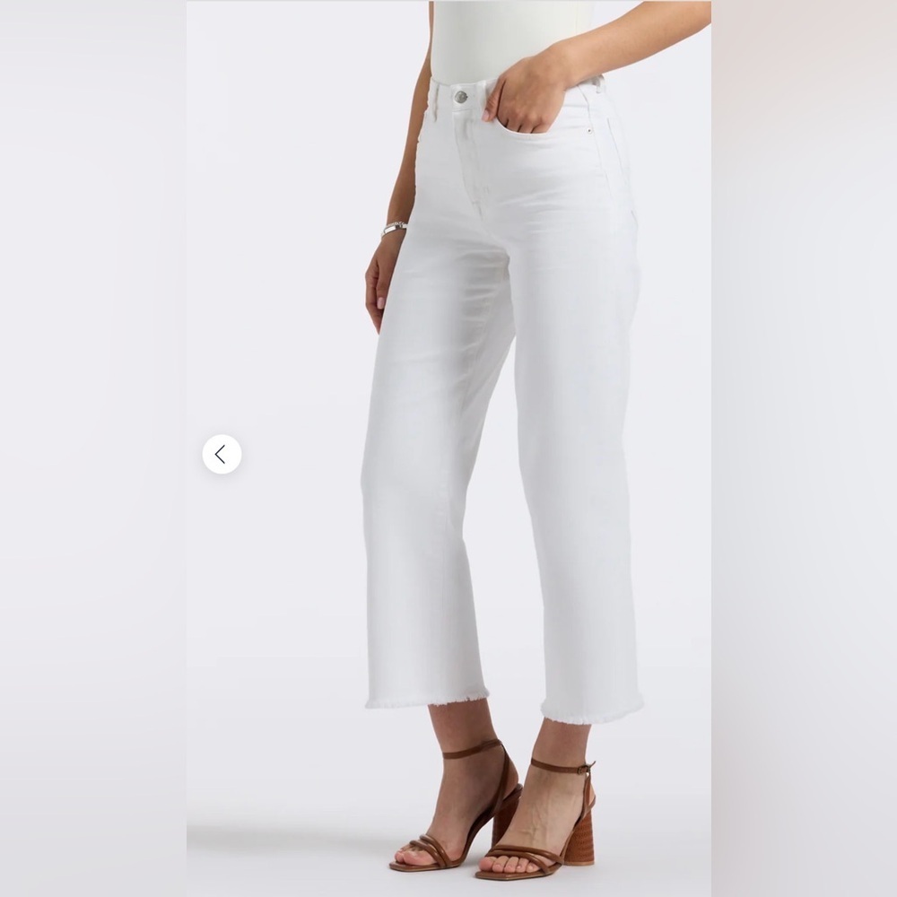 Buffalo | Leigh - Hi Rise Wide Leg Crop Jeans - Picture 3 of 10